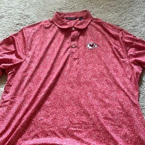 Peter Millar men’s golf shirt size XXL cheifs themed